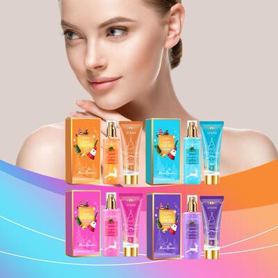 Jaysuing Christmas Fragrance Body Care Set Scented Body Mist
