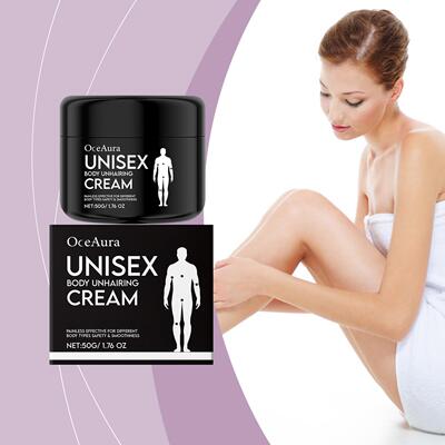 OCEAURA Gentle Full Body Hair Removal Cream, Suitable for Mu