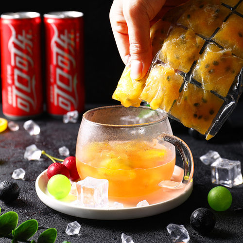 Ginger juice disposable pouches for home use, with self-se