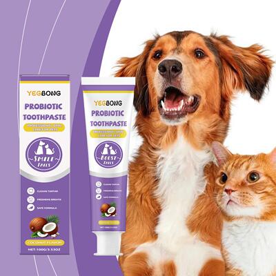 YEGBONG Pet Probiotic Toothpaste for Clean Teeth, Stain Remo