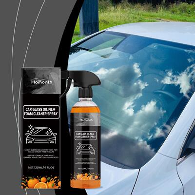 HOMONTH Car Glass Oil Film Cleaner Spray, Vehicle Window Sta