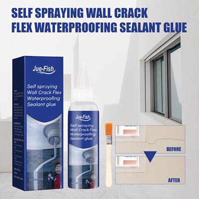 Jue-Fish Flexible Waterproof Sealant - Wall Crack Repair, No