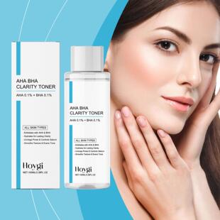 HOYGI Exfoliating Oil-Control Toning Water soothes the skin,