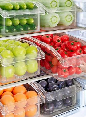 Refrigerator Storage Box Open Top Food Container Home Large