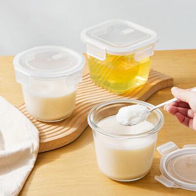 Kitchen airtight jars, made of borosilicate glass, can be re