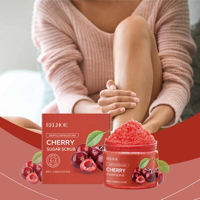 Cross-border EELHOE Cherry Sugar Body Scrub - Gentle Cleansi