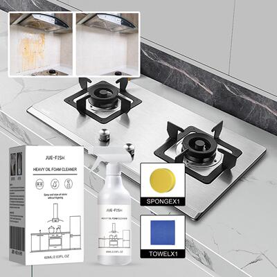 JUE-FISH Heavy-Duty Foaming Cleaner for Sinks - Removes Grea