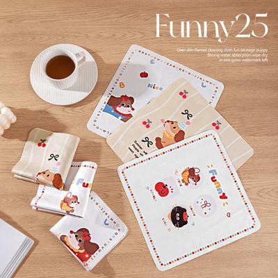 Kitchen dishcloth for washing dishes, oil-resistant, soft, t