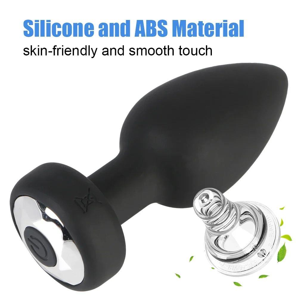 Anal Plug Vibrator 10 Speeds Butt Plug Prostate Vibrating Ma
