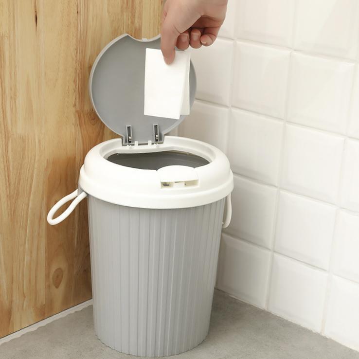 Household trash can E538 kitchen plastic trash can paper-