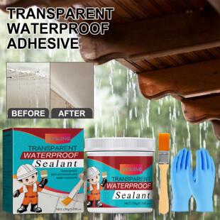 Jaysuing Transparent Waterproof Sealant - For Bathrooms, Kit