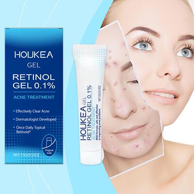 HouKea Retinol Gel - Gentle Cleansing Gel for Face Acne and
