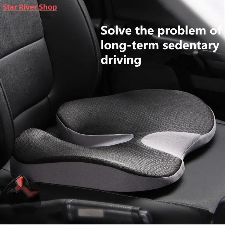 Cushion Non-Slip Orthopedic Memory Foam Coccyx Cushion for T