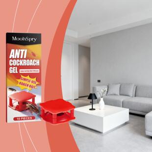 MOONSPRY Cockroach Bait Station for Kitchen and Bathroom - D