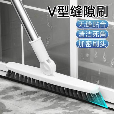 Long-handled bathroom cleaning brush for washing walls, tile