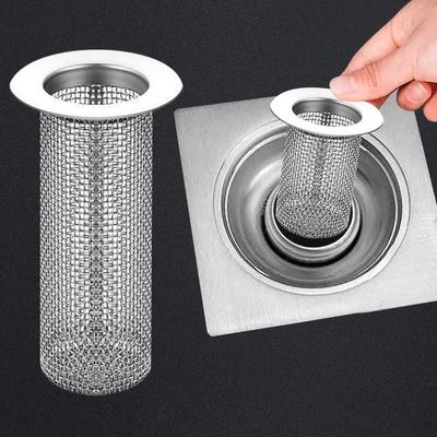 Stainless Steel Drain Cover for Bathroom Sink - Hair and Clo