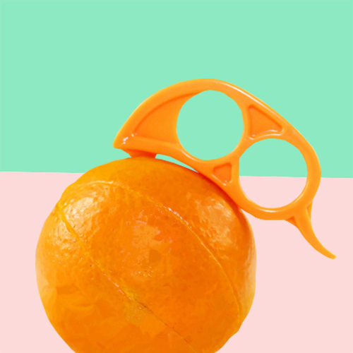 Ring-shaped small mouse orange peeler, pomegranate, grapef