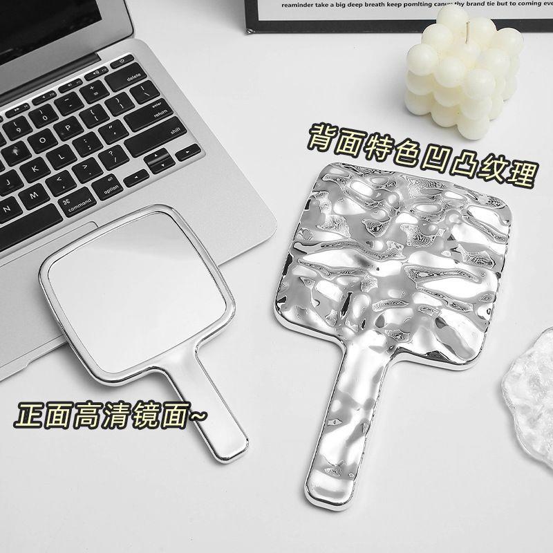 Handheld Makeup Mirror, Princess Style INS Style Hand Mirror