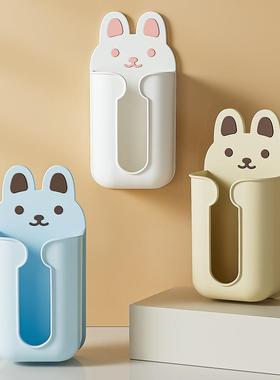 Wall-Mounted Face Towel Storage Box, Bathroom Tissue Holder,