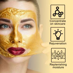 Jaysuing Retinol Gold Mask - Deeply cleanses pores, reduces