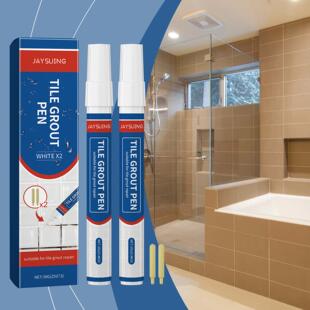 Jaysuing Tile Grout Pen - Waterproof, Mildew-Resistant, Long
