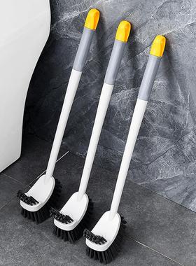 Toilet Brush Home Bathroom Toilet Plastic Long Handle Cleani
