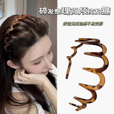 洗脸用发箍防滑不掉专用洋气减龄显脸小适合夏天的发夹不压头发