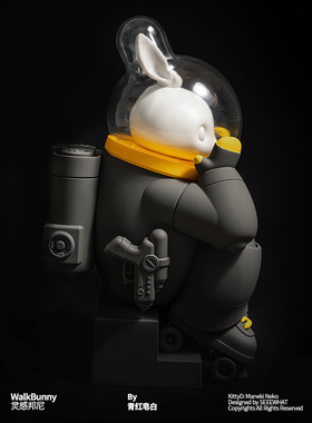 灵感邦尼宇航员中秋兔子创意兔年礼盒家居饰品礼物兔摆件小夜灯