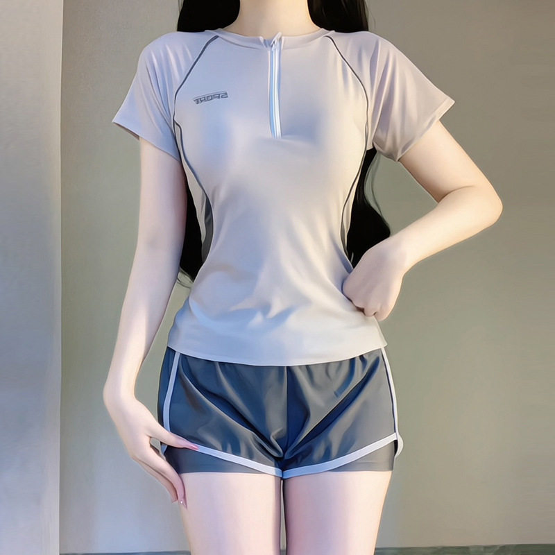 泳衣女款2026新款高级感保守分体遮肚显瘦专业训练游泳馆温泉泳装