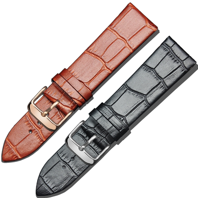 牛皮真皮表带超薄 适配阿玛尼ar2502手表皮带22mm2501|2506男表链