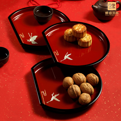 茶盘家用简易小茶海点心盘水果