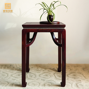 红木方形茶边几桌子螺钿漆器实木玄关桌新中式茶桌边几角几小方桌