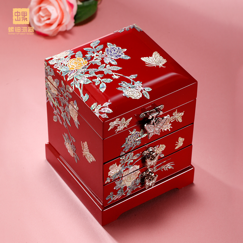 螺钿漆器收纳盒节日礼物