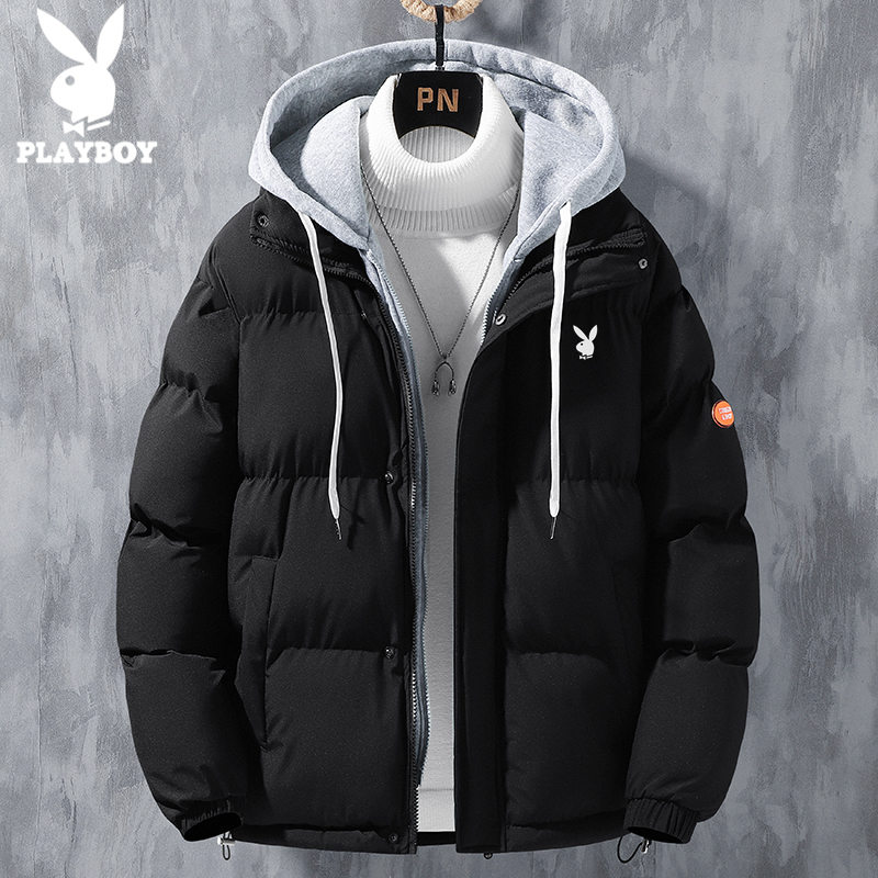花花公子羽绒服男加厚2025新款