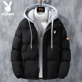 潮流连帽短款 花花公子羽绒服男加厚2025新款 男士 韩版 休闲外套 冬季