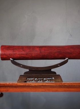 小叶紫檀招财红木玄关横财摆件