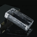 彩色超白玻璃砖水晶砖透明隔断墙卫生间网红卫生间实心热熔砖块