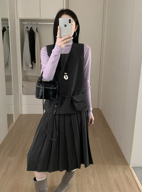 eternal.西子-棉加厚宽松配小包百搭不挑人背心马甲(配小包)51593