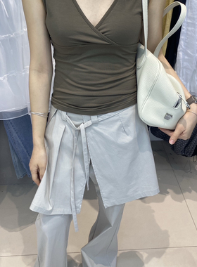 Tess brii（T.BEAR）-26夏上新极简风纯色显瘦背心39665