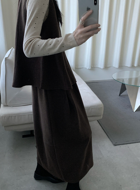 eternal.西子-冬季首爆圆领分割线拼接不挑人质感背心51719