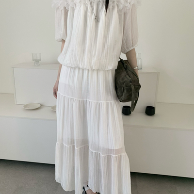 eternal.西子-上新麻料不规则下摆大裙摆半身裙(只卖半身裙)51978