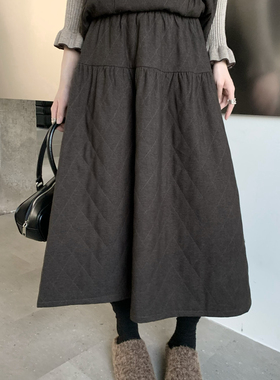 eternal.西子-爆全松紧夹棉加厚不挑人裙型一级棒半裙半身裙51718