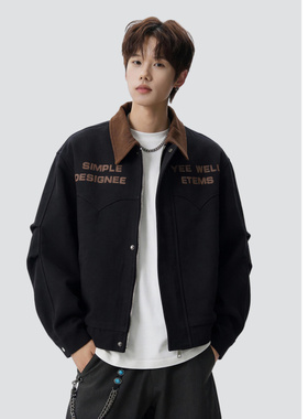 Anniehall official第四十九天屌丝文艺男pd大人翻领工装夹克外套