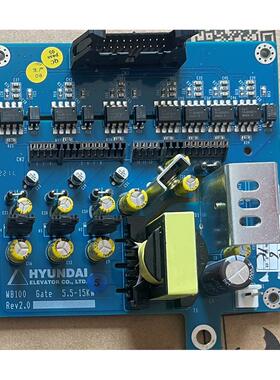 上海现代电梯，变频器驱动板 wb100 Gate 5.5-15kw  20300531