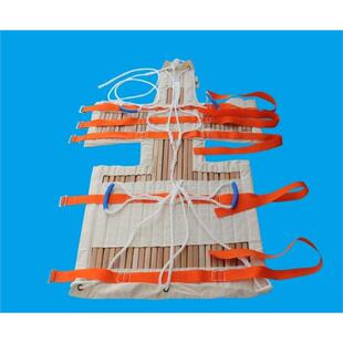 船用罗伯逊担架船舶固定伤员救生担架简易款木条帆布摺叠急救担架