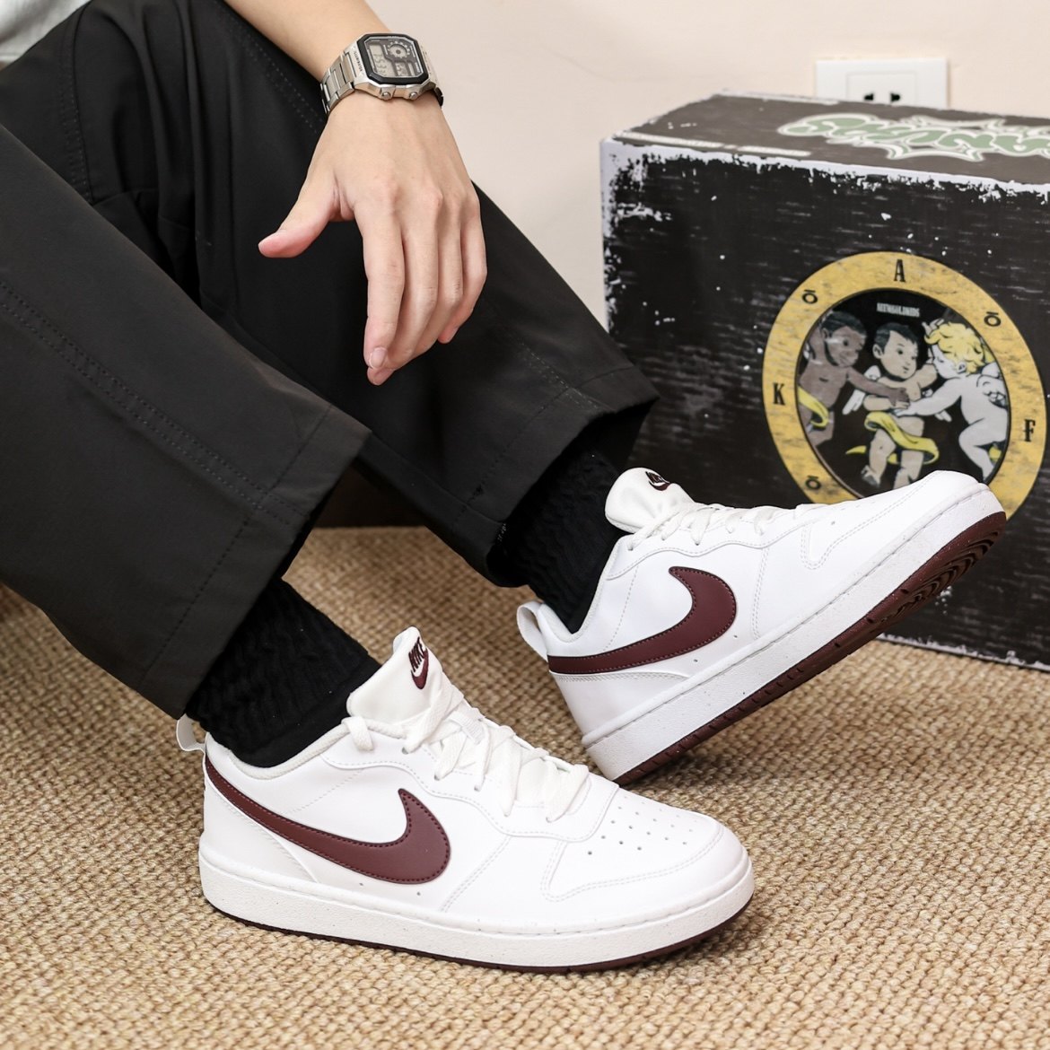 耐克NIKE 新款女子板鞋休闲鞋大童运动耐磨经典板鞋 DV5456-112,运动鞋new,其它运动鞋,淘宝优惠券,粉丝福利购,淘宝优惠卷