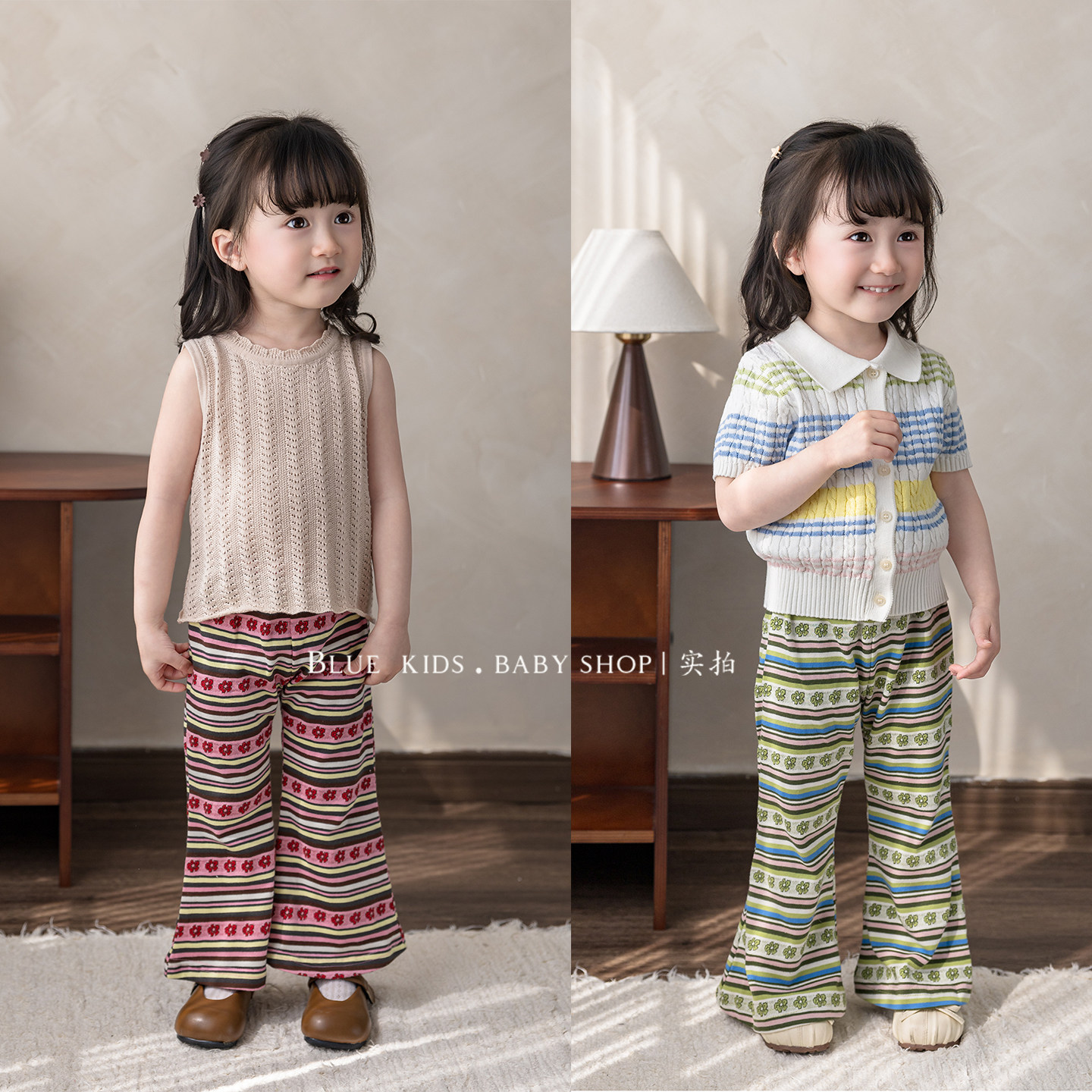 儿童裤子女童春装打底裤2026春秋女孩长裤外穿宝宝休闲裤微喇叭裤