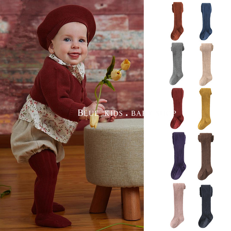 儿童连裤袜子西班牙C家秋冬纯色婴儿宝宝打底棉袜坑条女童连脚袜,童装/婴儿装/亲子装,儿童袜子(0-16岁),淘宝优惠券,粉丝福利购,淘宝优惠卷