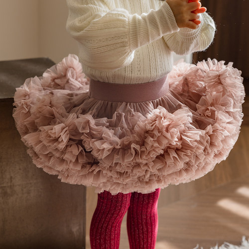 儿童兔兔蓬蓬裙凸凸裙纱裙半身裙