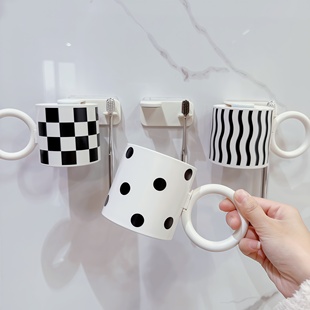 2026新款情侣漱口杯牙刷置物架洗漱杯磁吸刷牙杯子一对牙缸牙具杯